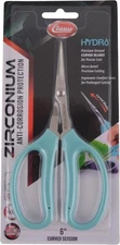 Clauss 6" Hydro Zirconium Flex Bow Curved Scissors, Blue