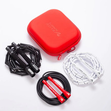 Elite Jumps - Beginner Progression Bundle - 3 Weighted Jump Ropes Storage Case
