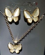 Butterfly Necklace Earring Set