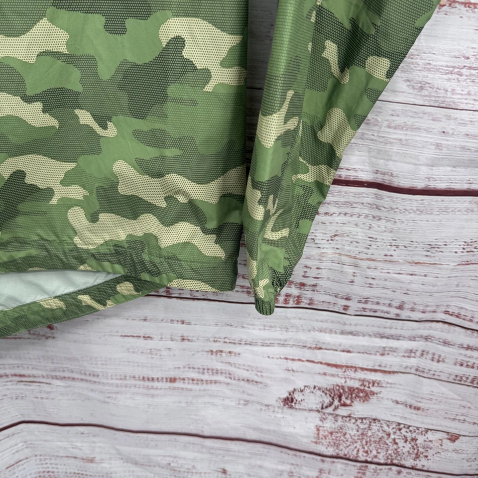 Chaqueta cortavientos Peter Millar camuflada talla mediana cuarto cremallera ligera Foto 4 de 4