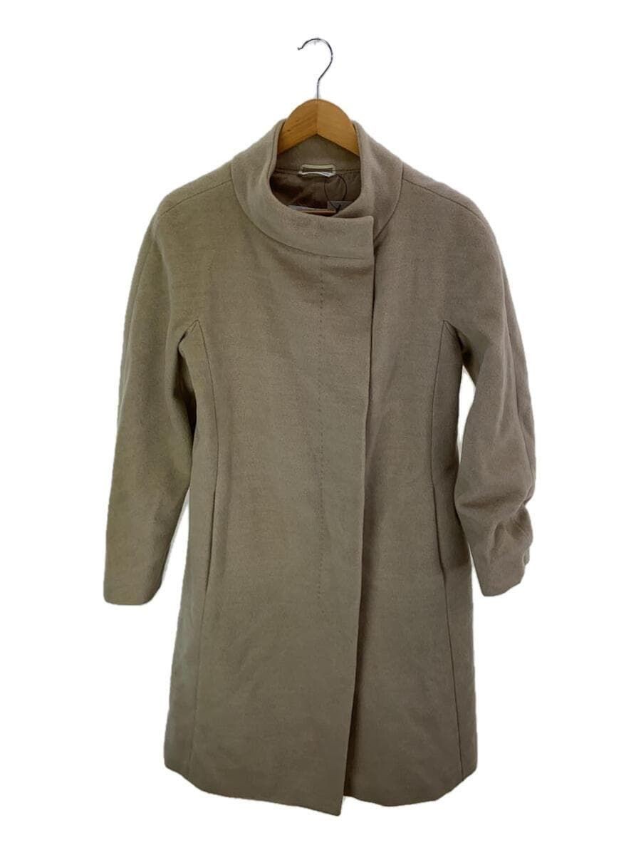 ALTRA MAX MARA altro cappotto 40 lana panna tinta unita