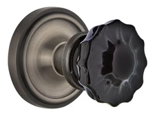 Nostalgic Warehouse CLACRB_PRV_238_NK Classic Solid Brass Rose - Grey