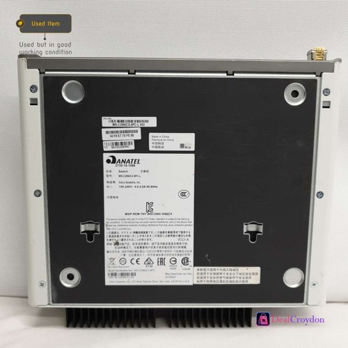 CISCO CATALYST 2960-CX SERIES COMPACT 8 PORTS SWITCH - Afbeelding 5 van 6