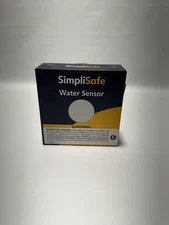SimpliSate Smart Indoor Water Sensor Wi-Fi Wireless Battery White