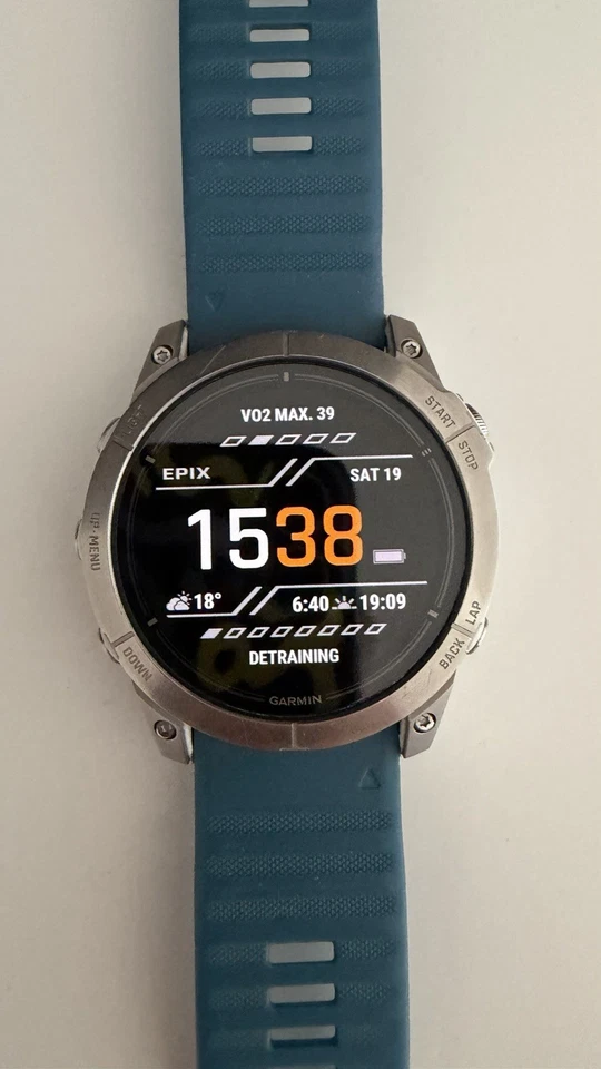 Garmin Epix Pro Gen 2 Sapphire 51mm Titanium GPS 32GB White Band #455, photo 2 of 5