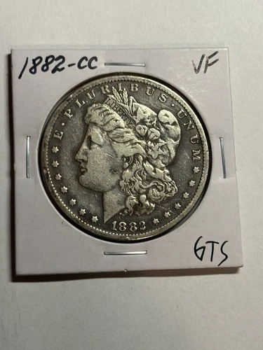 1882-CC Morgan Silver Dollar VF Better Date CC