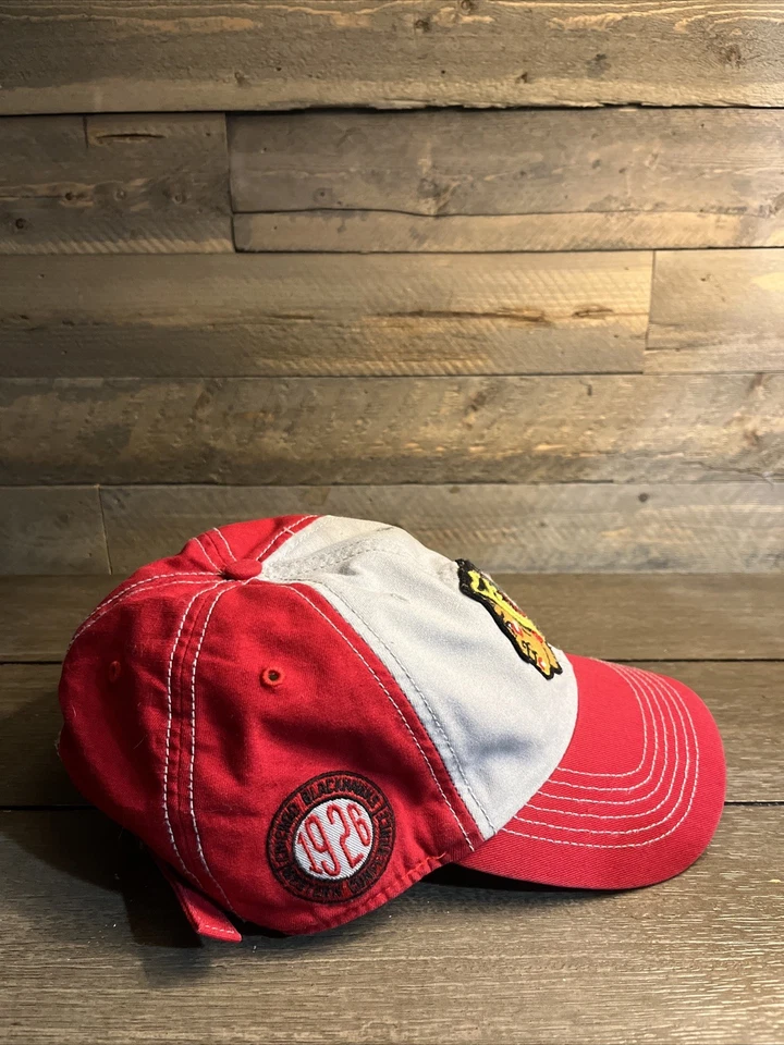 47 Marca Blackhawks Papá Gorra Sombrero Ajustable Correa Foto 2 de 4
