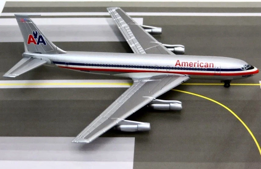 Dragon American 707-123 1:400 Avión Estreno Modelo Clásico con Soporte Foto 4 de 4