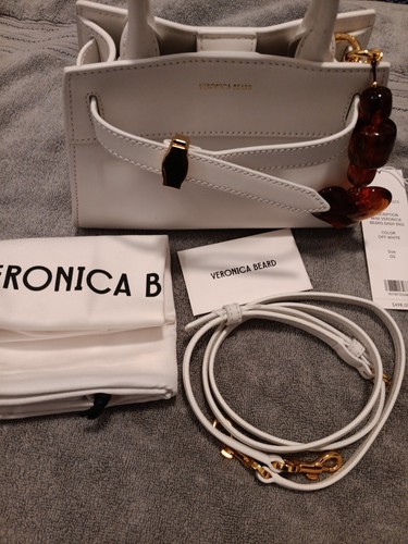 Veronica Beard Mini Dash Bag Color White Nwt