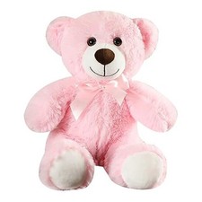 Teddy Bear Stuffed Animal, 12inch Teddy Bear Plush Toy, Birthday B-pink