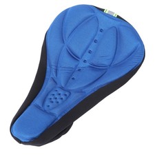 Comfy Cycling Gel Pad Seat Saddle Cover 3D Cushion (Blue)