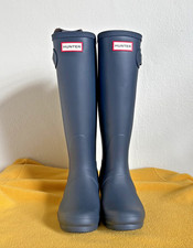 Hunter Women's Original Tall Rain Boot - Navy, Size 6 NWB