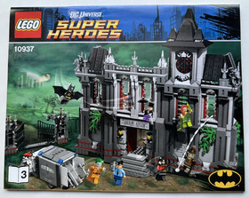 Lego 10937 Instructions ONLY 1-3 Arkham Asylum Breakout DC Comics Superheroes