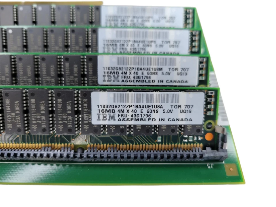 IBM POWERStation 570F System Memory Board: w/8x 43G1796 (16MB SIMMS) 128MB % - Image 3 of 3