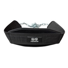 New Weighted Dip Belt with Steel Chain   Heavy Duty Gym Strength Training Belt