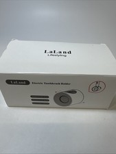 Electric Toothbrush Holder, Wall Mounted Organizer Caddy Grey/White