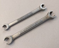 Craftsman Usa 2pc Sae Flare Nut Wrench Set V 44171 12-916 - V 38-716