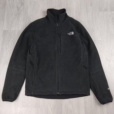 Men's The North Face Black Windwall Fleece Jacket Outdoor Walking Hiking Small