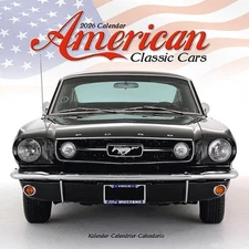 American Classic Cars Calendar 2026 Square Car Wall Calendar - 16 Month
