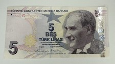 5 Turkey Lira