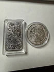 1 oz Silver Bar - Aztec and 1oz Silver Round -Aztec