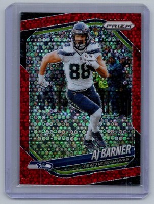 2025 Panini Prizm #297 AJ Barner No Huddle Red #/99