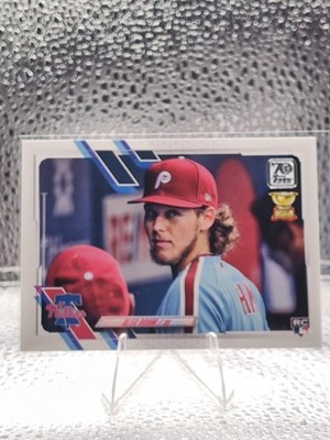 2021 Topps - Factory Set Rookie Variation Alec Bohm #277 Close-Up Facing Left...