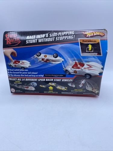 Speed Racer's Mach 5 Race Car (Ultra Rare) Side-Flipping Hot Wheels 2008-DAMAGED - Picture 5 of 7