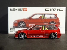 KAIDO HOUSE x MINI GT - HONDA CIVIC (EF) KAIDO WORKS V2 #KHMG156 - FACTORY SEAL