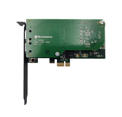 Sangoma AFT Series A102 Dual-Port PCIe T1/E1 Echo Cancellation Voice Card rev2.3