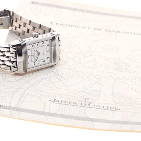 Jaeger LeCoultre — Jaeger-LeCoultre Reverso Q2608110/260.880.862 20mm SS Silver Dial Watch #C12105
