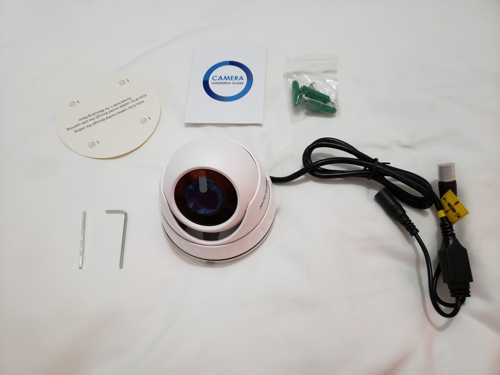 HD View CCTV Color Camera 4MP WDR 2.8mm Wide Angle Lens SD C