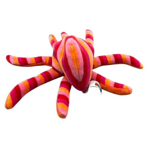 BEBE Perlsacktier Krake Andy Arbeit Oktopus Plüsch Stofftier 17cm Rot Rosa Orang - Bild 8 von 10