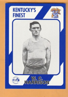 W.C. Harrison Kentucky Wildcats 1989 Card #211 Bagdad KY Shelby County 14L