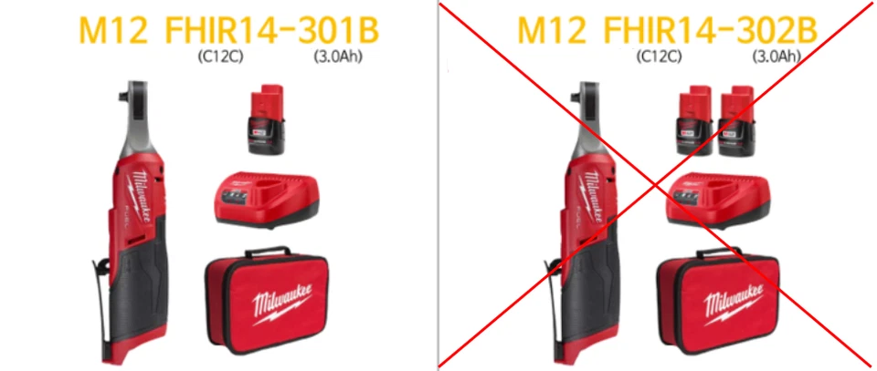 Cargador UPS Milwaukee M12 FHIR14 BL 12V 1x3.0Ah 450Rpm 47Nm 1/4" 19mm 272mm_220V Foto 4 de 4