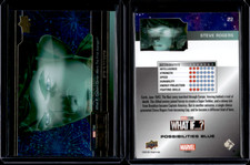 2023 Upper Deck Marvel What If...? Possibilities Blue #22 Steve Rogers /388