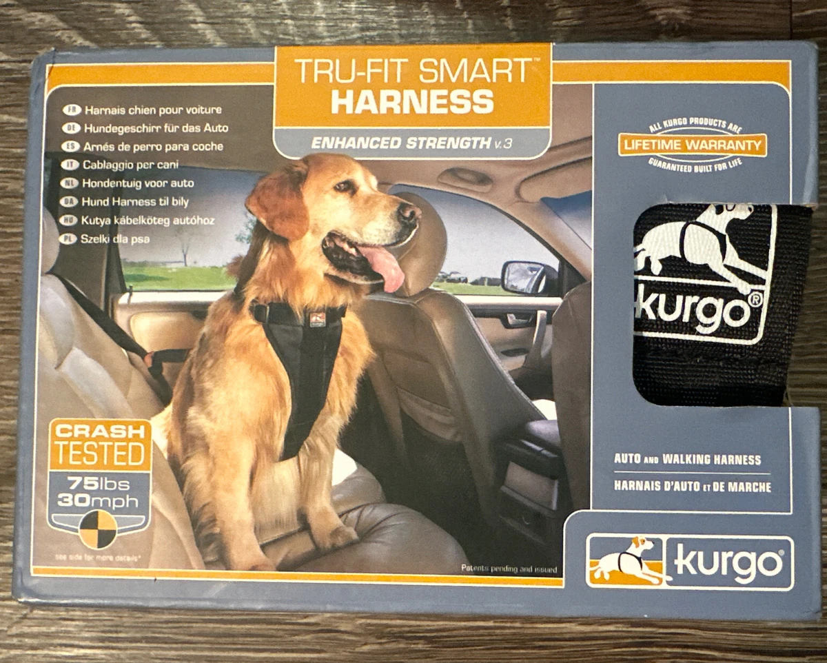 NEW XL Enhanced Strength Tru-Fit Smart Dog Car Harness by Kurd