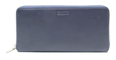 Esquire Viktoria Zip Around Wallet Geldbörse Navy dunkelblau Neu