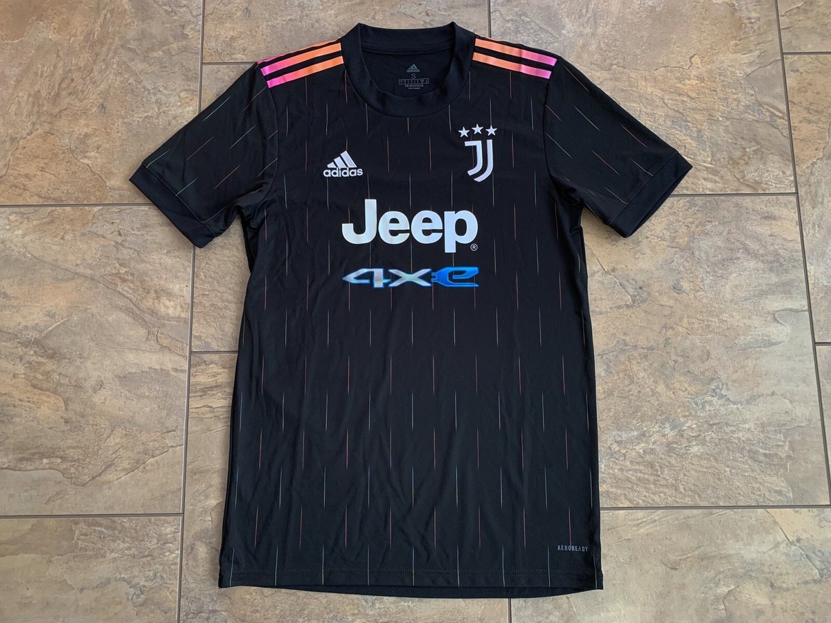 Adidas Juventus 21/22 Away Soccer Jersey Jeep 4XE Men's Size