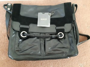 black soft leather crossbody bag