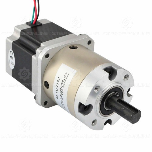 STEPPERONLINE Nema 23 Geared Stepper Motor w/15:1 Planetary Gearbox L=56mm CNC - Picture 3 of 5