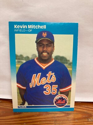 Kevin Mitchell 1987 Fleer Rookie Card