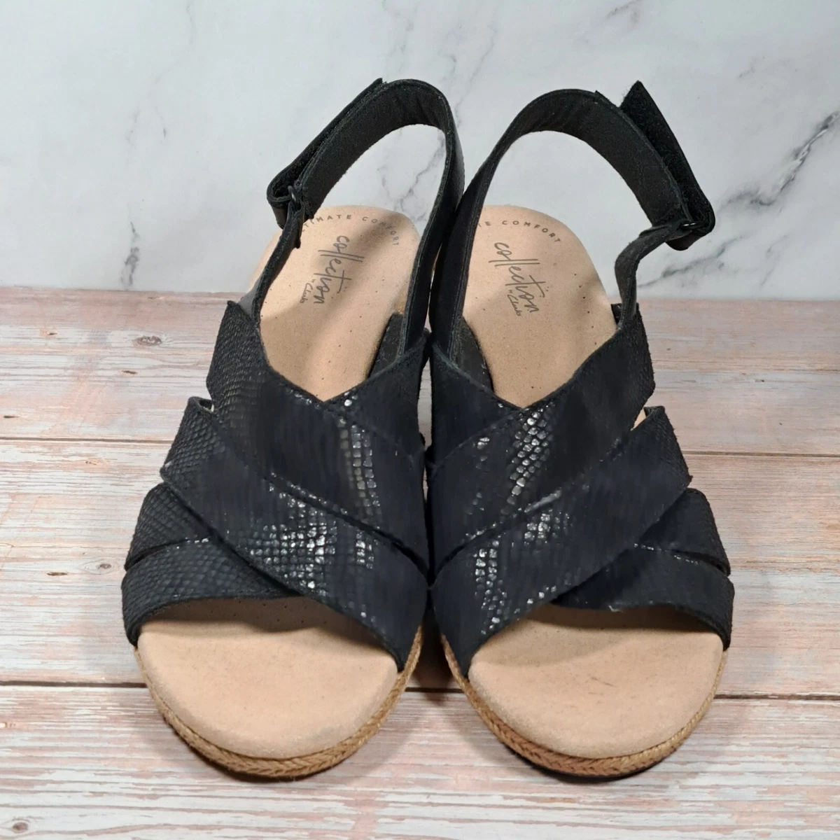 Clarks lafely krissy wedge sandals sale