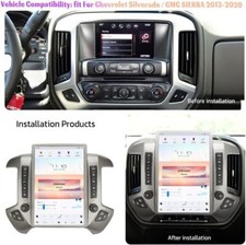 14.4" HD Car Radio GPS Navi Android 8+128GB For Chevrolet Silverado GMC Sierra