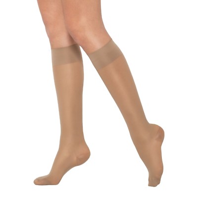 Healthweir Sheer Compression Knee High Stockings Women 15 20 mmHg Italy