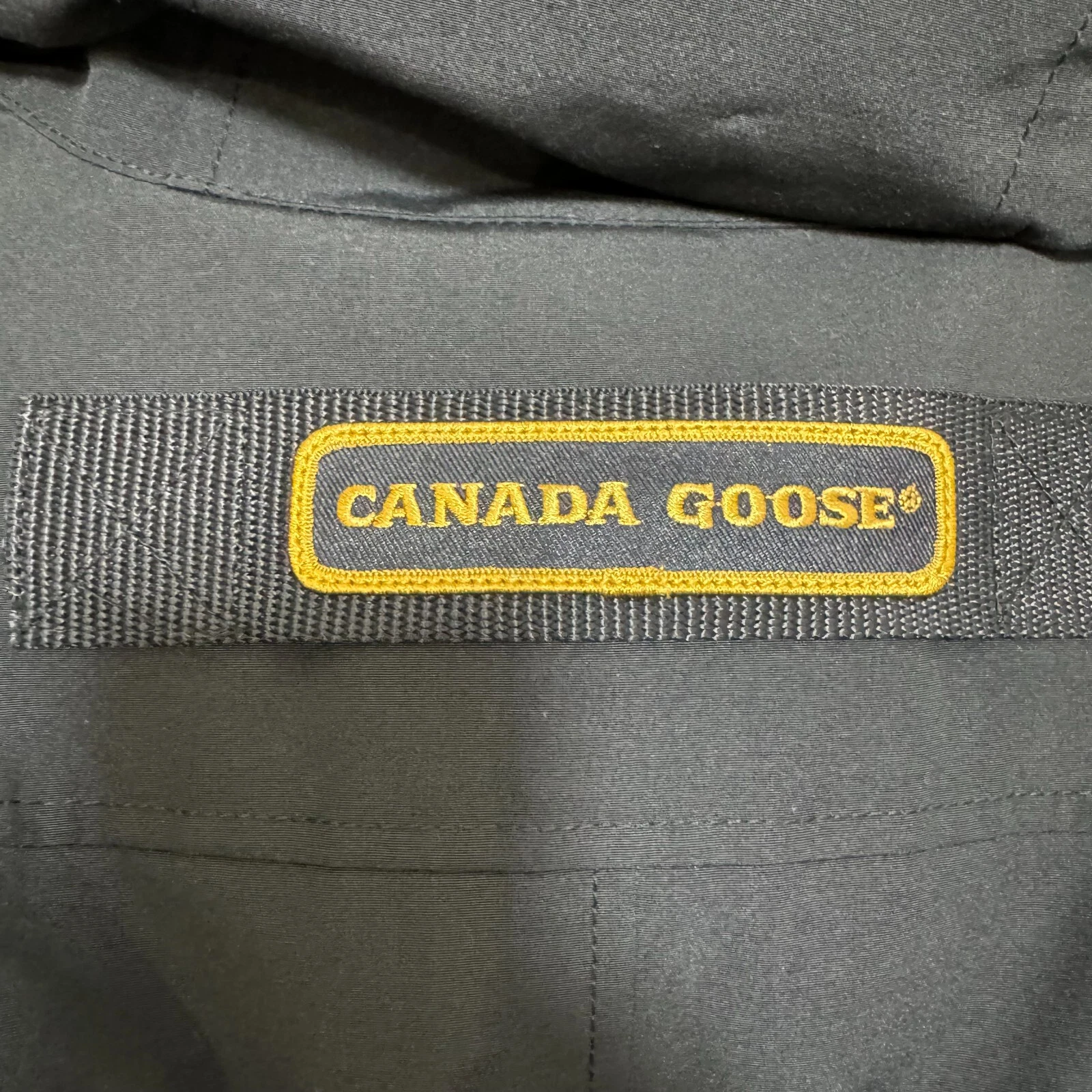 PARKA CANADA GOOSE JASPER 3438JM uomo L G nero felpa con cappuccio pelliccia puffer jacket originale