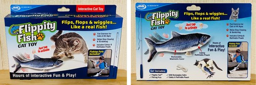 JML Flippity Fish/Pop n' Play - juguetes interactivos para gatos - Imagen 2 de 10