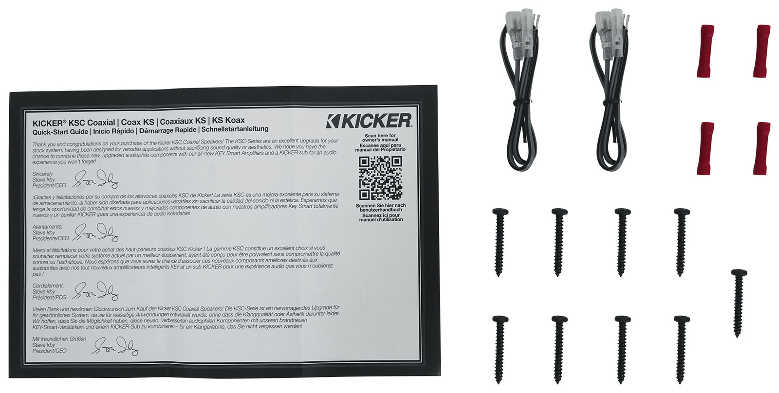 4 Автомобильные аудиодинамики Kicker 51KSC41004 4x10 Среднеквадратичное значение 75 Вт KSC41004 KSC4100