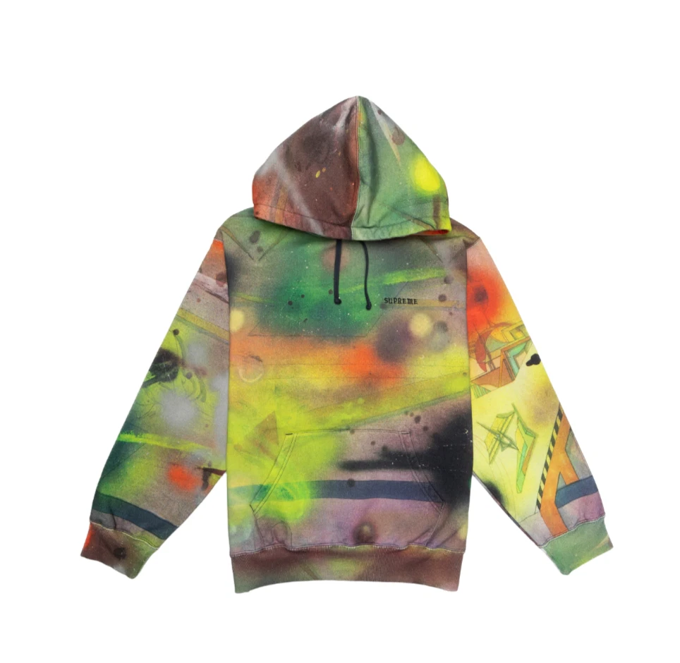 Neuf ! Sweat à capuche Supreme S/S 20 Rammellzee (multicolore) Large