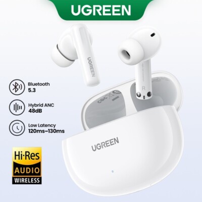 UGREEN HiTune T6 Wireless Headphone Bluetooth 5.3 TWS Earbuds Hi-Res For iPhone